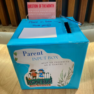 Parent input box - Rosebud Early Learning & Childcare